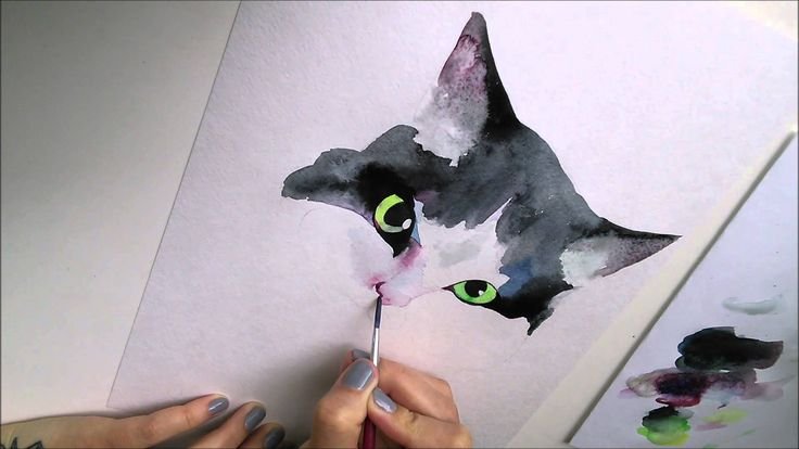 Рисунки акварелью для срисовки