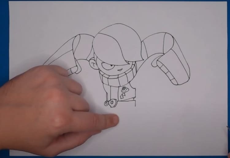 Эдгар рисунок легкий