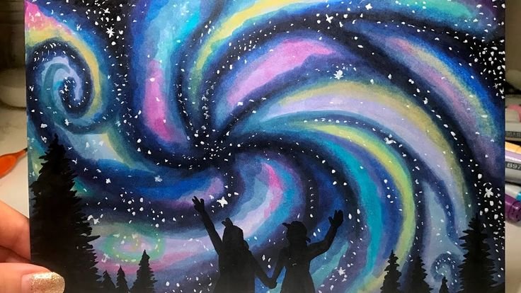 Рисунки для срисовки красками