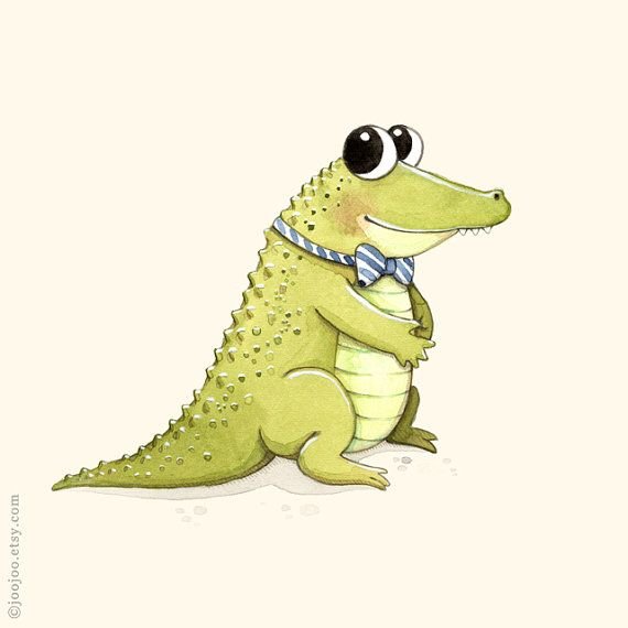 Крокодил рисунок