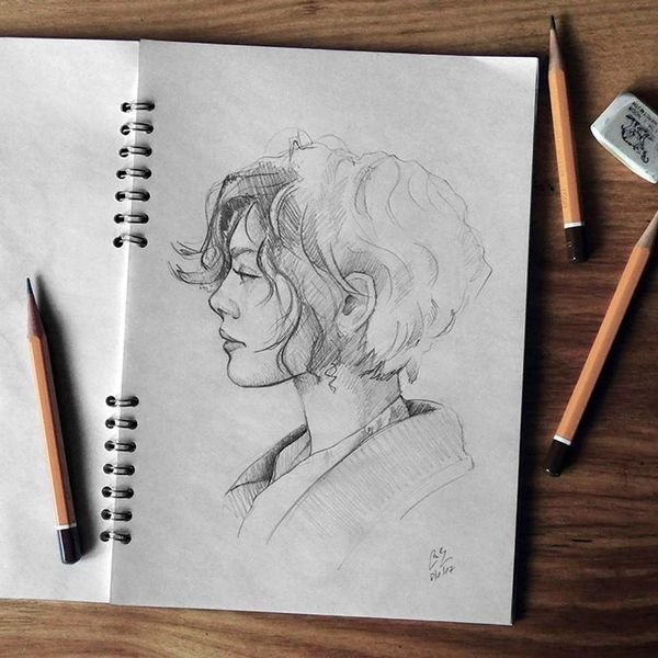 Рисунки в скетчбуке