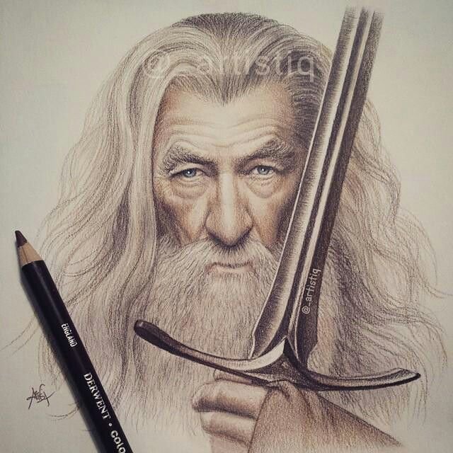 Рисунки Гэндальфа Властелин колец