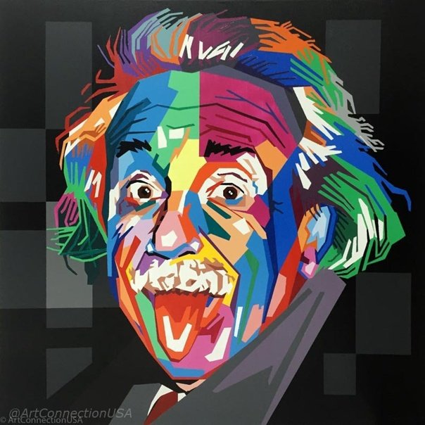Эйнштейн портрет WPAP