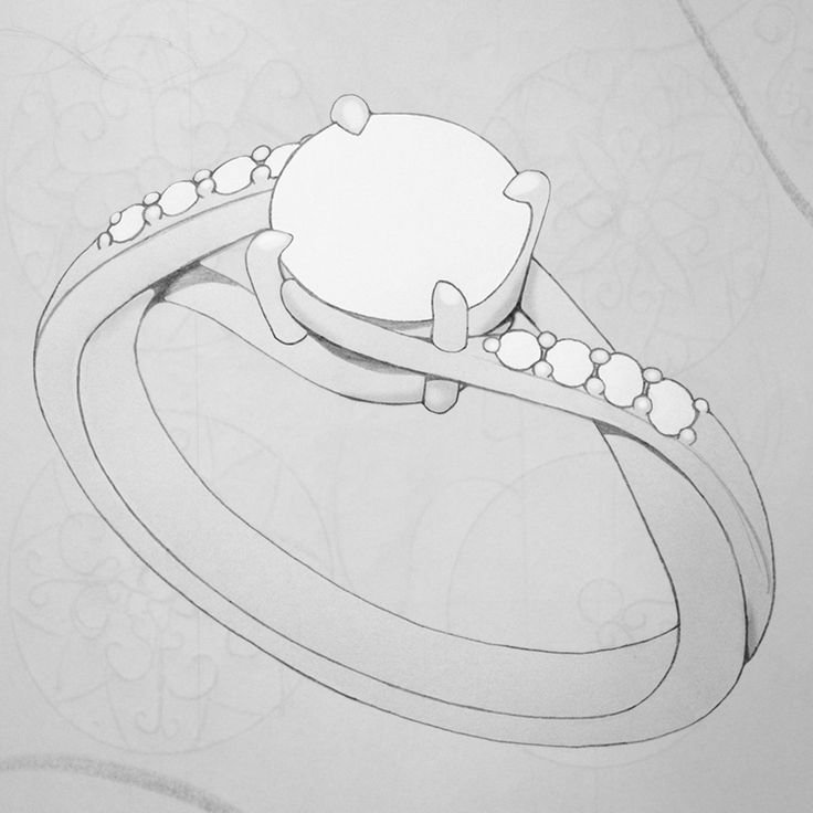 Украшения рисунок карандашом
