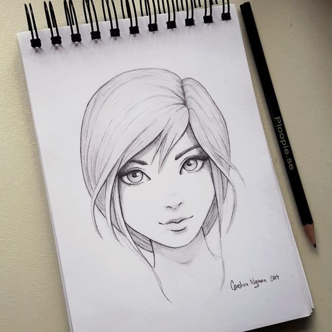 Красивые рисунки карандашом для скетчбука