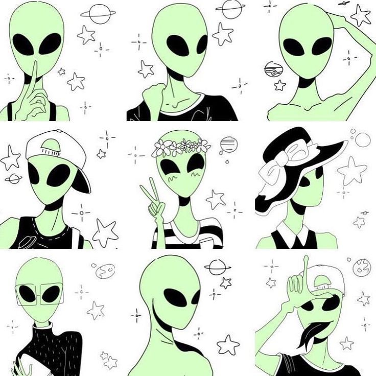 Рисование инопланетяне