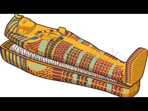 Египетский саркофаг вектор