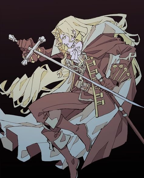 Алукард арт Castlevania