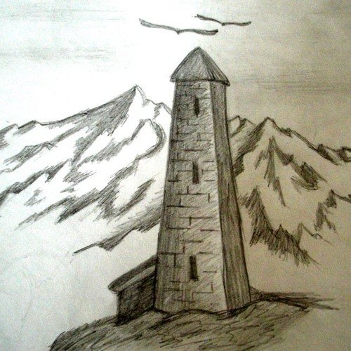 Башни Ингушетии вектор