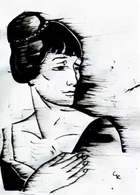 Юрий Анненков Анна Ахматова