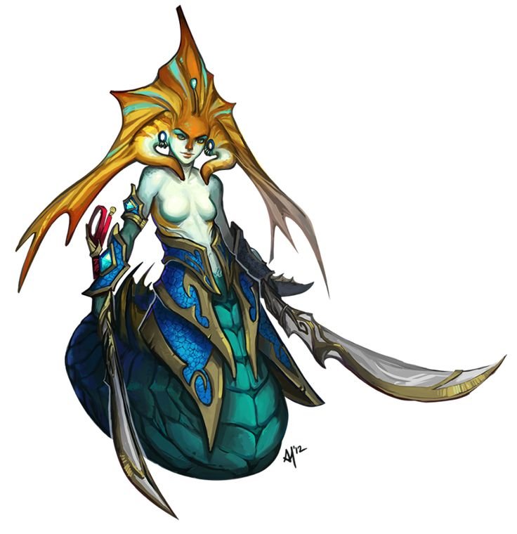 Naga Siren Dota 2 Art