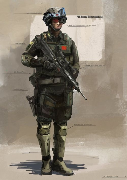 Future ЧВК солдат Concept Art