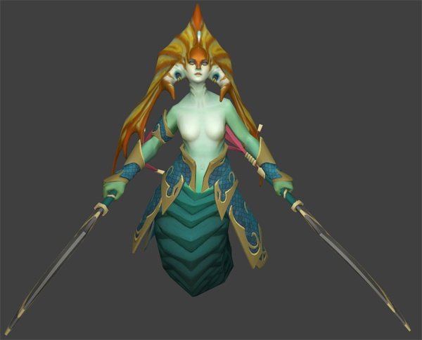 Naga Siren Dota 2 персонаж