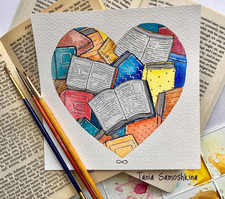 Иллюстрации акварелью книжные