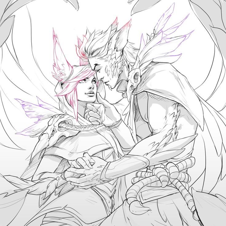 Xayah and rakan