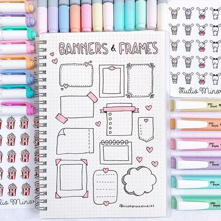 Рисуночки Bullet Journal