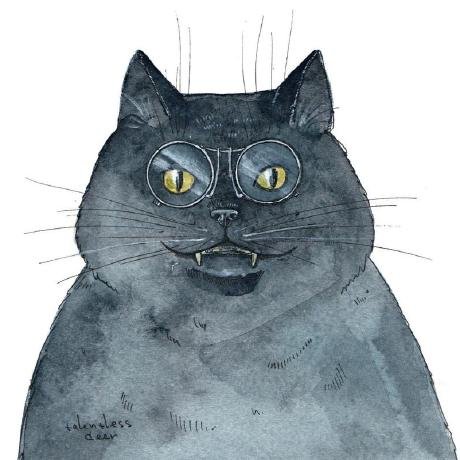 Кот Бегемот картина