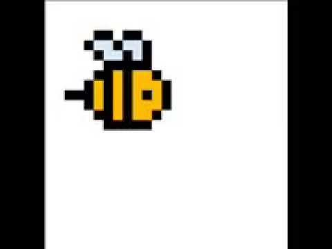 Пчела пиксель арт