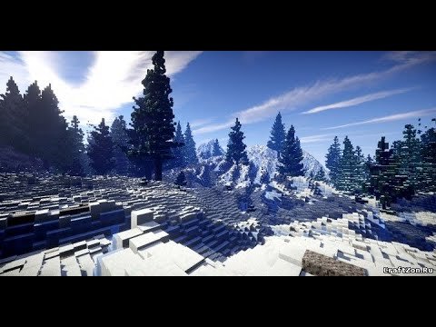 Майнкрафт снежный биом шейдеры