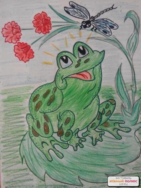 Жаба и роза легкие