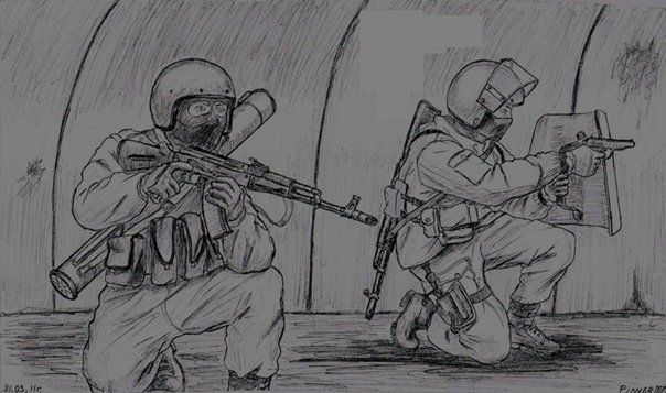 Спецназ России рисунки