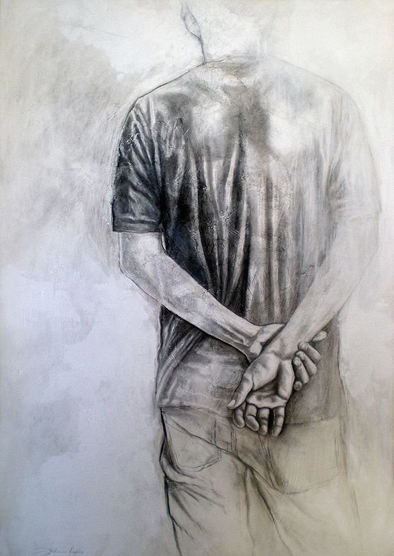 Человек спиной