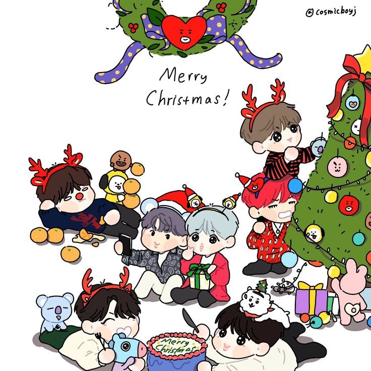 БТС Merry Christmas