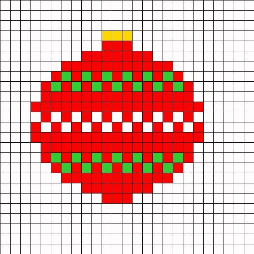 Рисунки по клеточкам новогодние