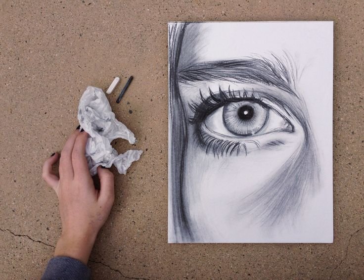 Необычные рисунки карандашом