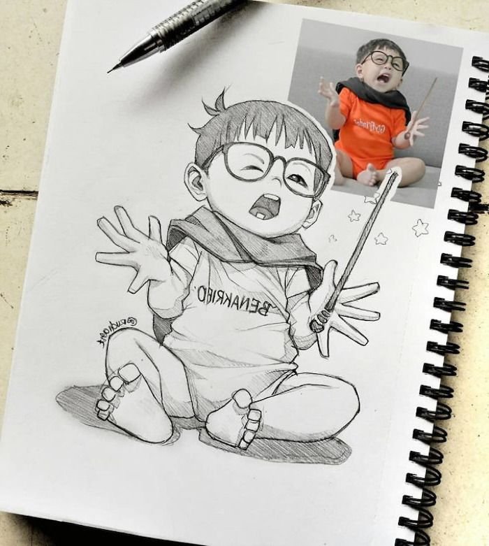 Рисунки мультяшных людей