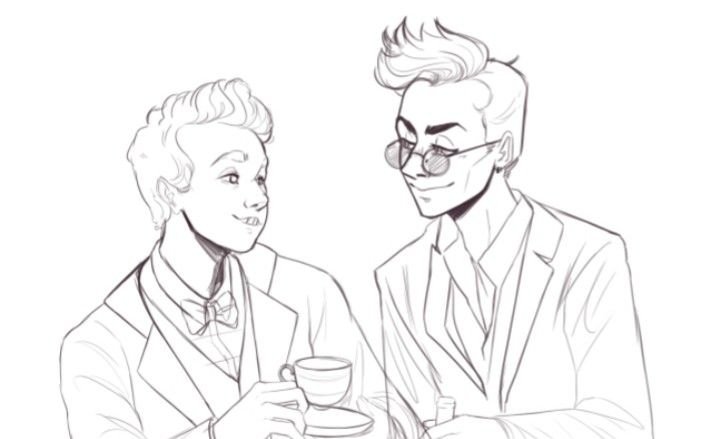 Good omens арты