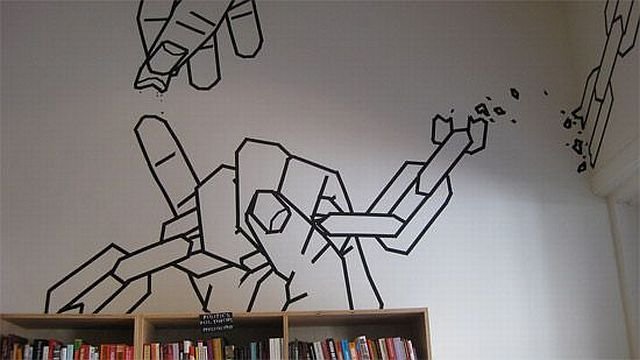 Рисунки на стену в комнату на бумаге