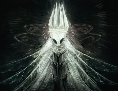 Бледный король hollow knight арт