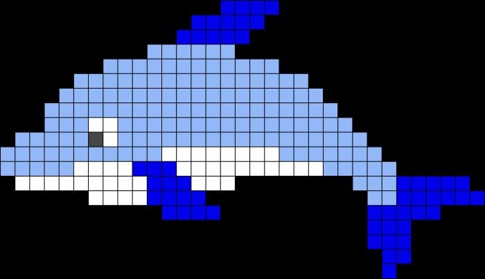 Пиксельная рыба