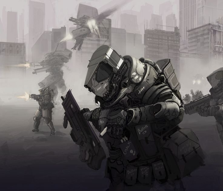 Sci-Fi солдат