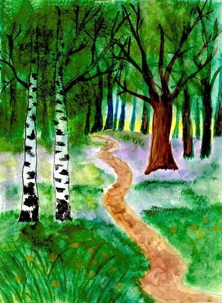 Рисунок на тему природа