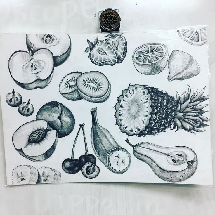 Идеи для рисунков еда