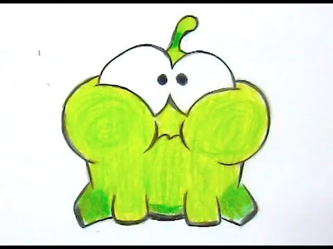 Ам Ням рисунок для срисовки