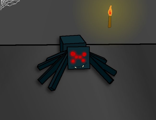 Паучок из МАЙНКРАФТА