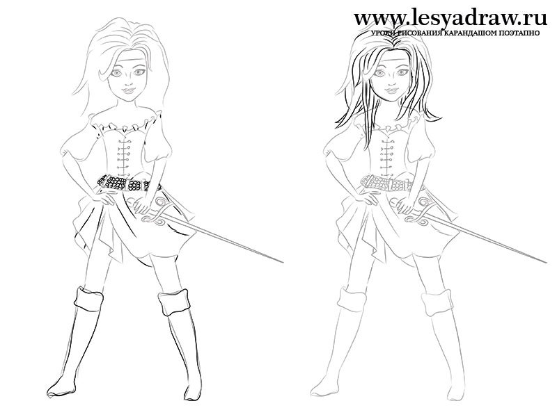 Фея Зарина рисунок