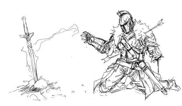 Раскраска Dark Souls