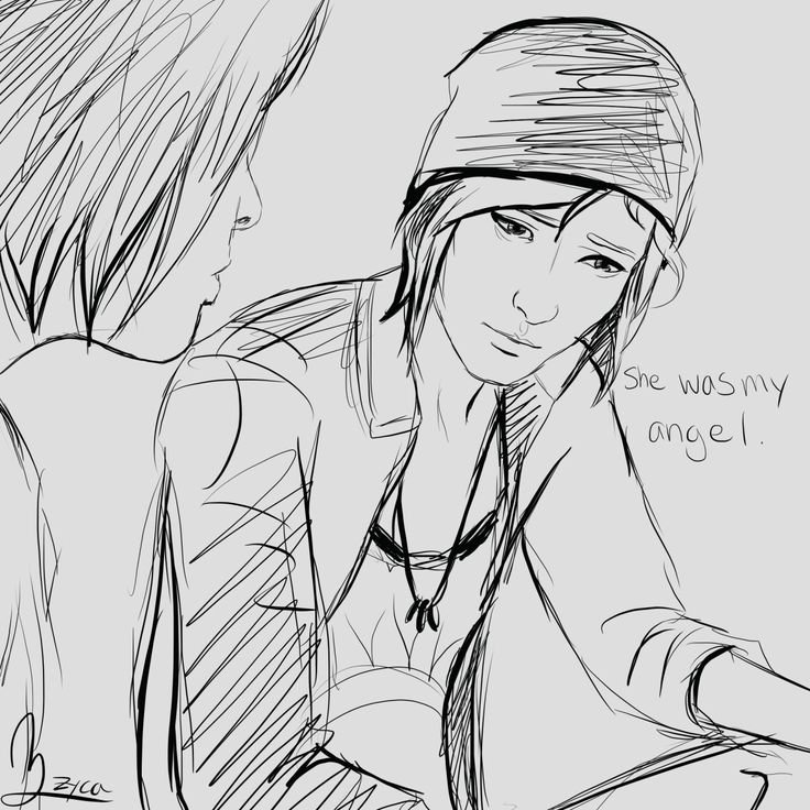 Life is Strange Хлоя скетчи