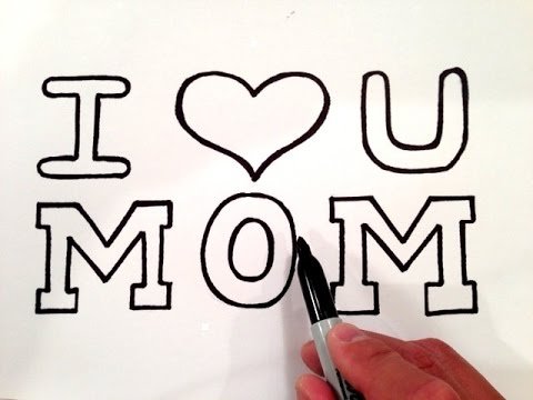 Надпись Love для срисовки