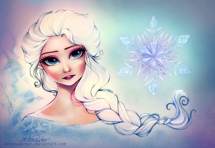 Эльза рисунок