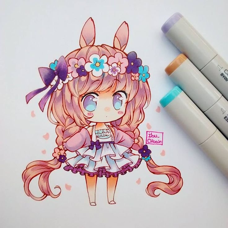 Чиби стиль рисования