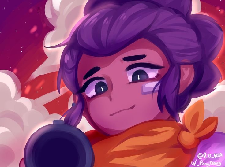 Шелли Brawl Stars арт
