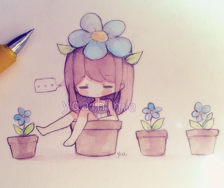 Кавайные рисунки