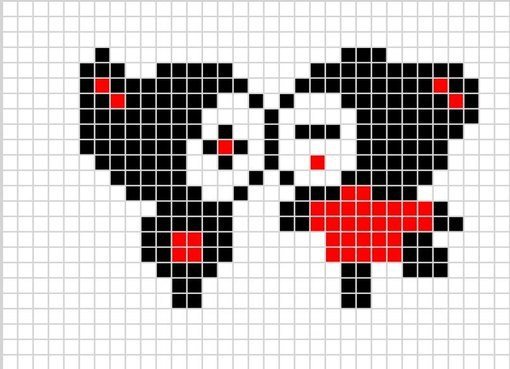 Картинки по клеткам
