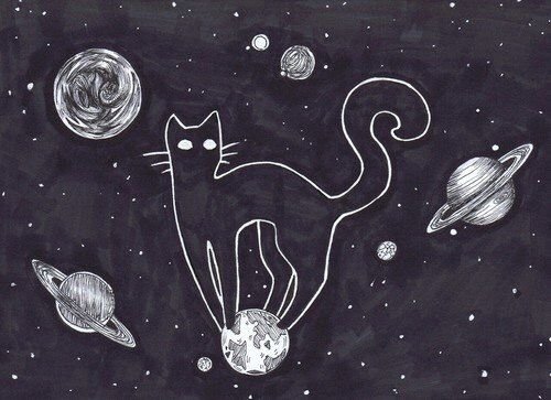 Космос рисунок
