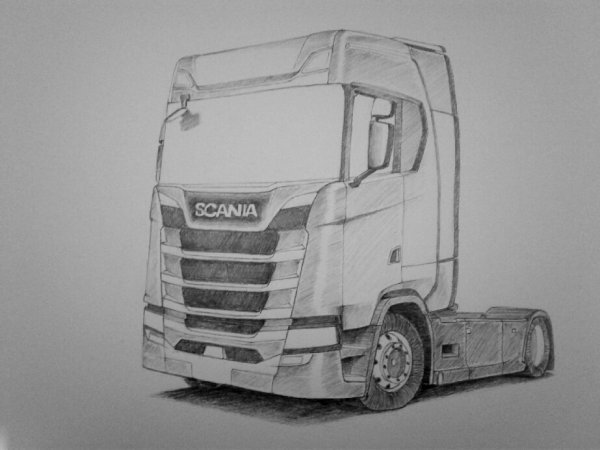 КАМАЗ 5490 рисунок